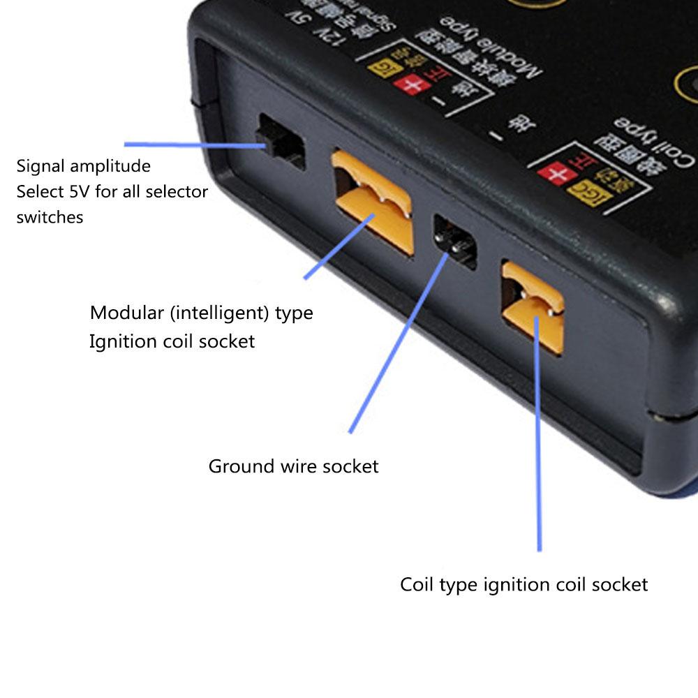 12 V 24V Universal Automobile Ignition Coil Detector IG80 Tester Car Detection Device