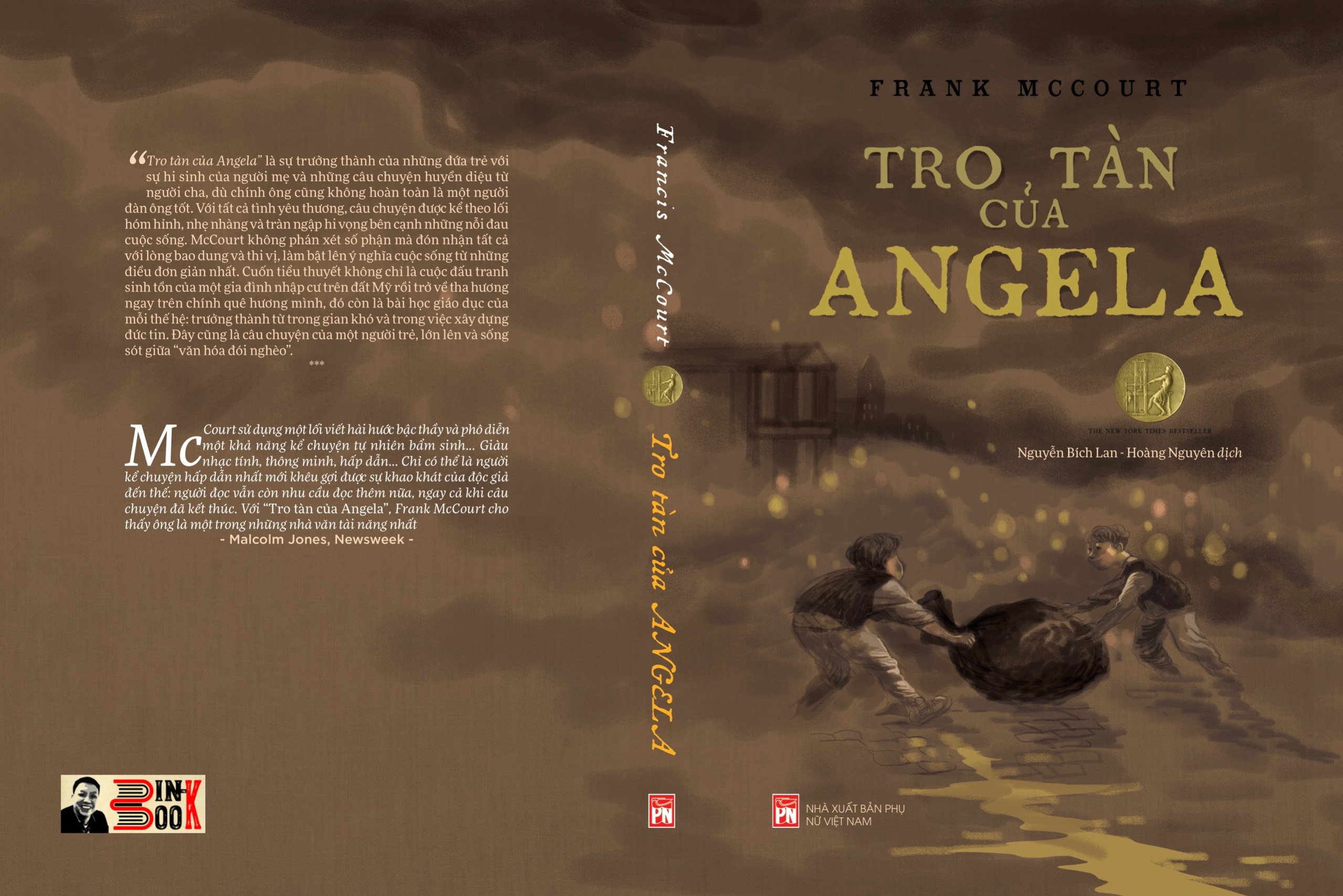 [bìa cứng giới hạn] Tro tàn của ANGELA - Frank McCourt (tác giả Người Thầy) – Giải thưởng Pulitzer 1997 – Nguyễn Bích Lan và Hoàng Nguyên dịch - NXB Phụ Nữ