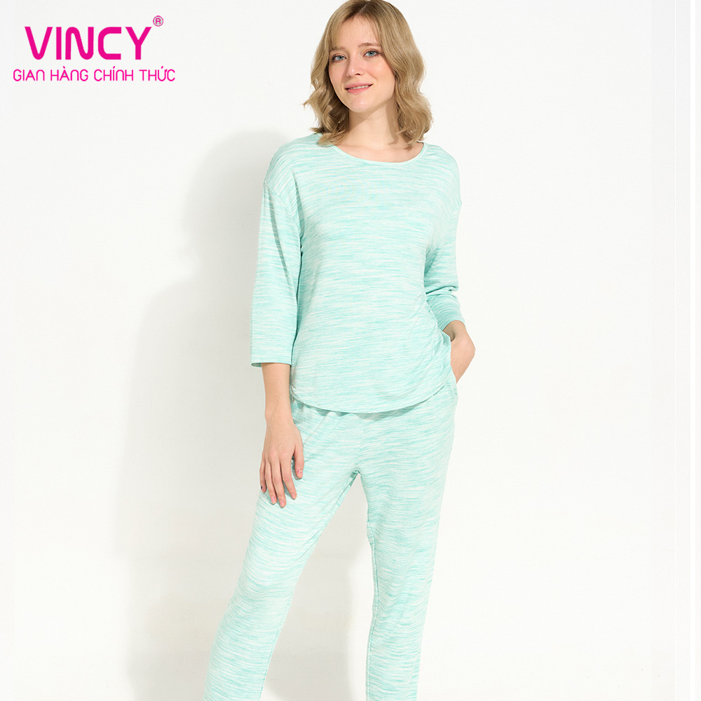 Bộ thun dài Vincy BTD060W11