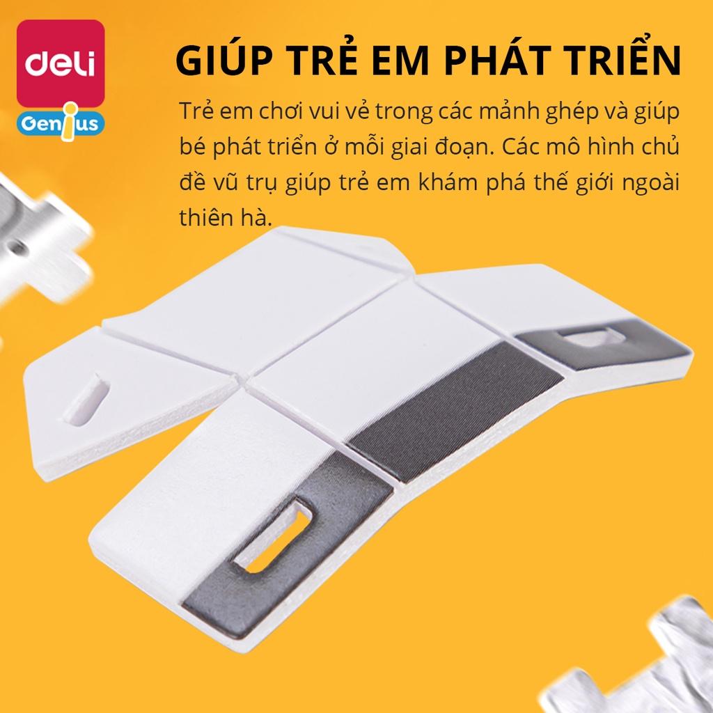 Đồ Chơi Lắp Ráp Ghép Hình Giấy 3D Chủ Đề Vũ Trụ Hàng Không Phi Hành Gia Deli - Mô Hình Trưng Bày Qùa Tặng Cho Bé - 74545 49