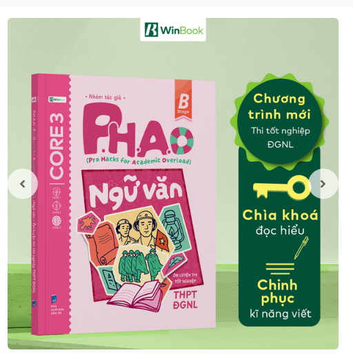 Combo 3 cuốn sách P.H.A.O Ôn luyện thi tốt nghiệp THPT ĐGNL môn Văn, Sử, Địa - Ôn lí thuyết khối C00 cấp tốc