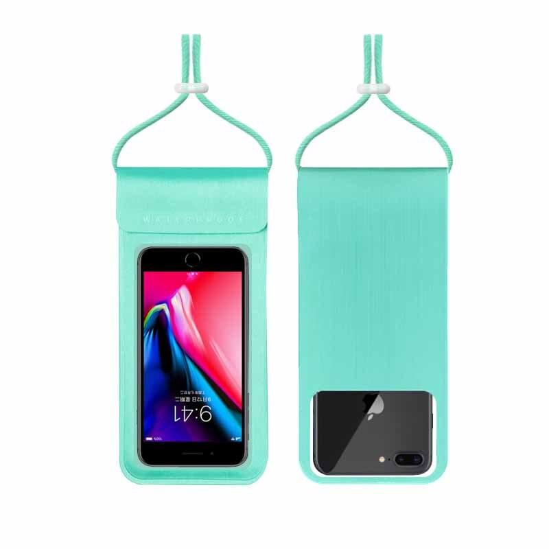 3.5-6.2Inch Phone Floating Airbag Swimming Bag Waterproof Mobile Phone Pouch Case For Swim Diving Surfing Beach
