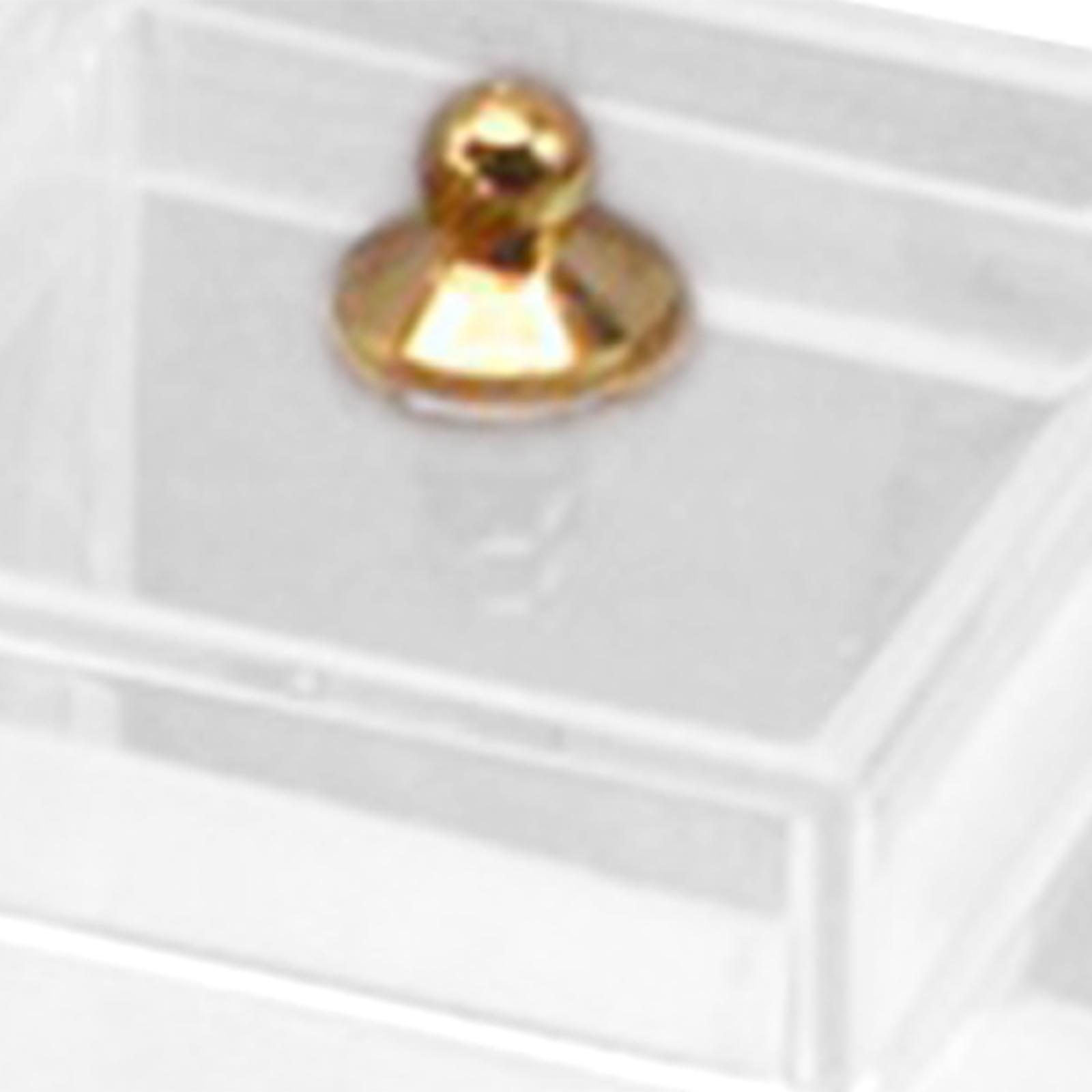 1/12 Doll House Miniature Statue Decoration Jewelry Box Dollhouse DIY Craft Decoration Accessories Miniature Doll Display Case for Handcraft