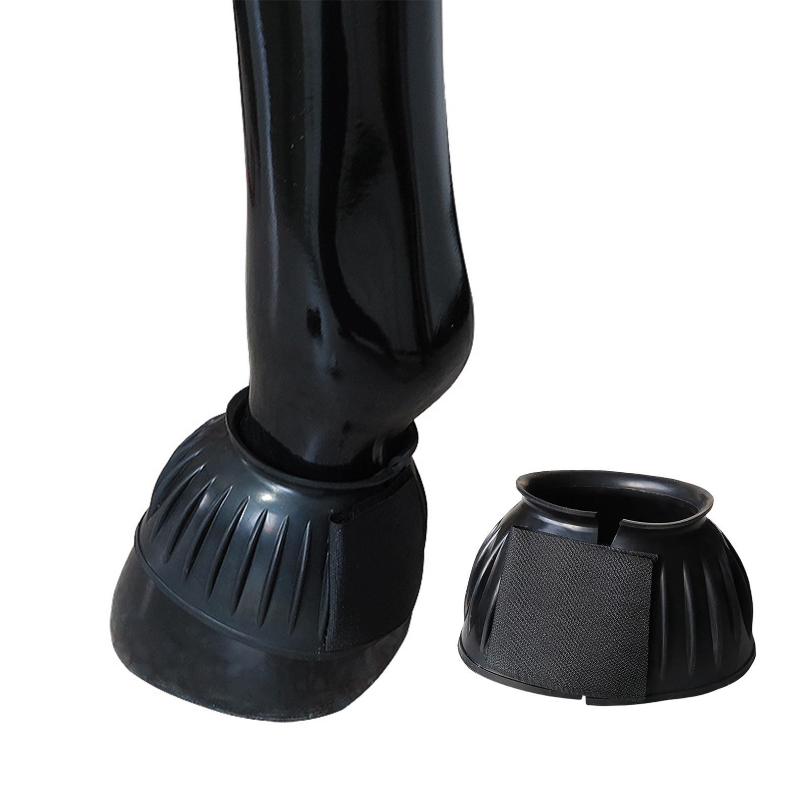 2x Horse Bell Boots Overreach Boot Equine Hoof Protector Comfortable