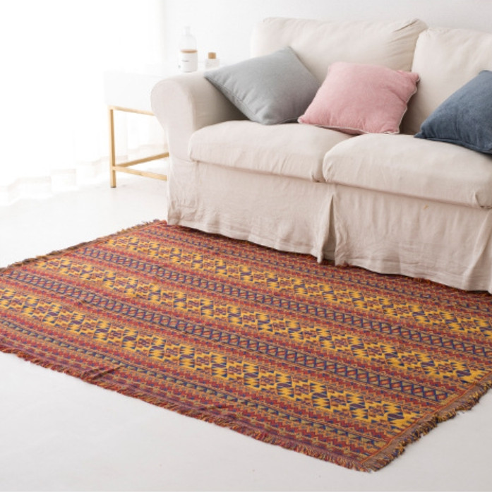 Thảm Sofa, Thảm Trang Trí Thổ Cẩm kích thước 130cm x 180cm