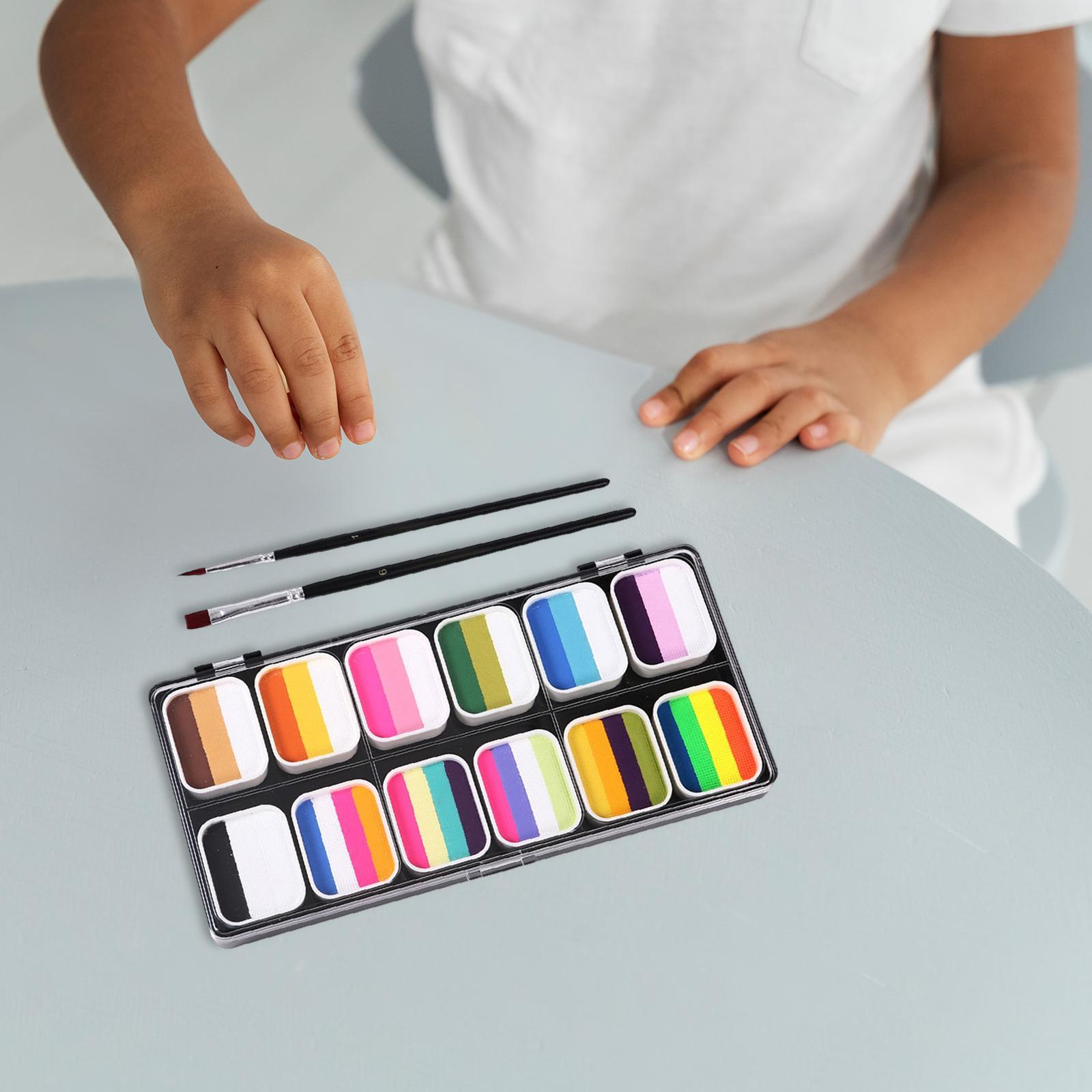 Painting Palette Makeup Painting Brush Cosplay Halloween Face Body Paint Set