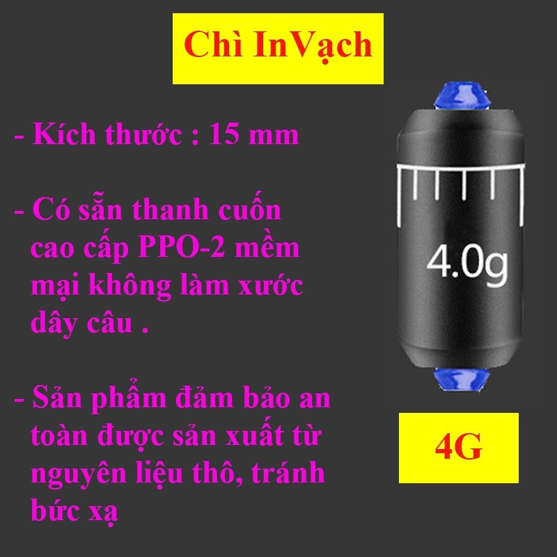 Chì Lá Câu Đài Cuốn Sẵn Thanh Cuốn Chì Cao Cấp (Sét 10 viên) PK33