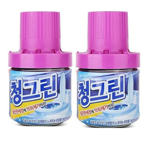 Bộ 2 Chai thả bồn cầu hương Lavender Hàn Quốc (400g)