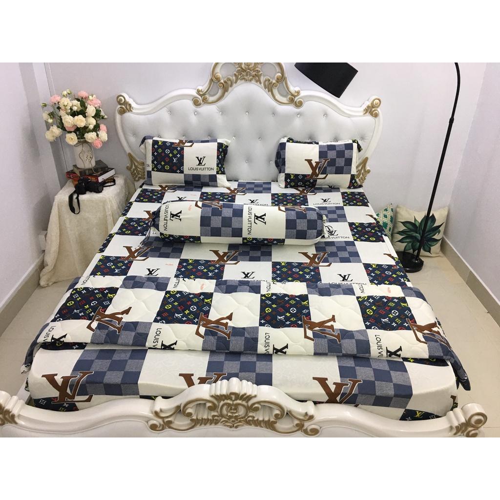 Bộ Drap kèm mền Thun Hàn Quốc ( 5 món } đủ size