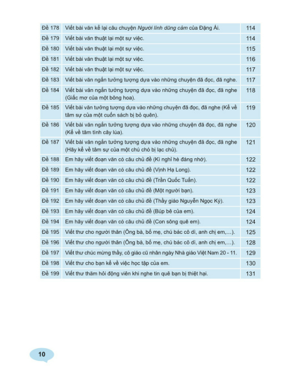 Sách - 199 Bài Và Đoạn Văn Hay Lớp 4