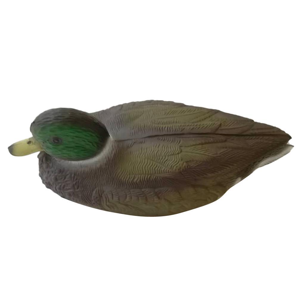 4 Pieces Lifelike Floating Hunting Shooting Drake Duck Decoy Decoying