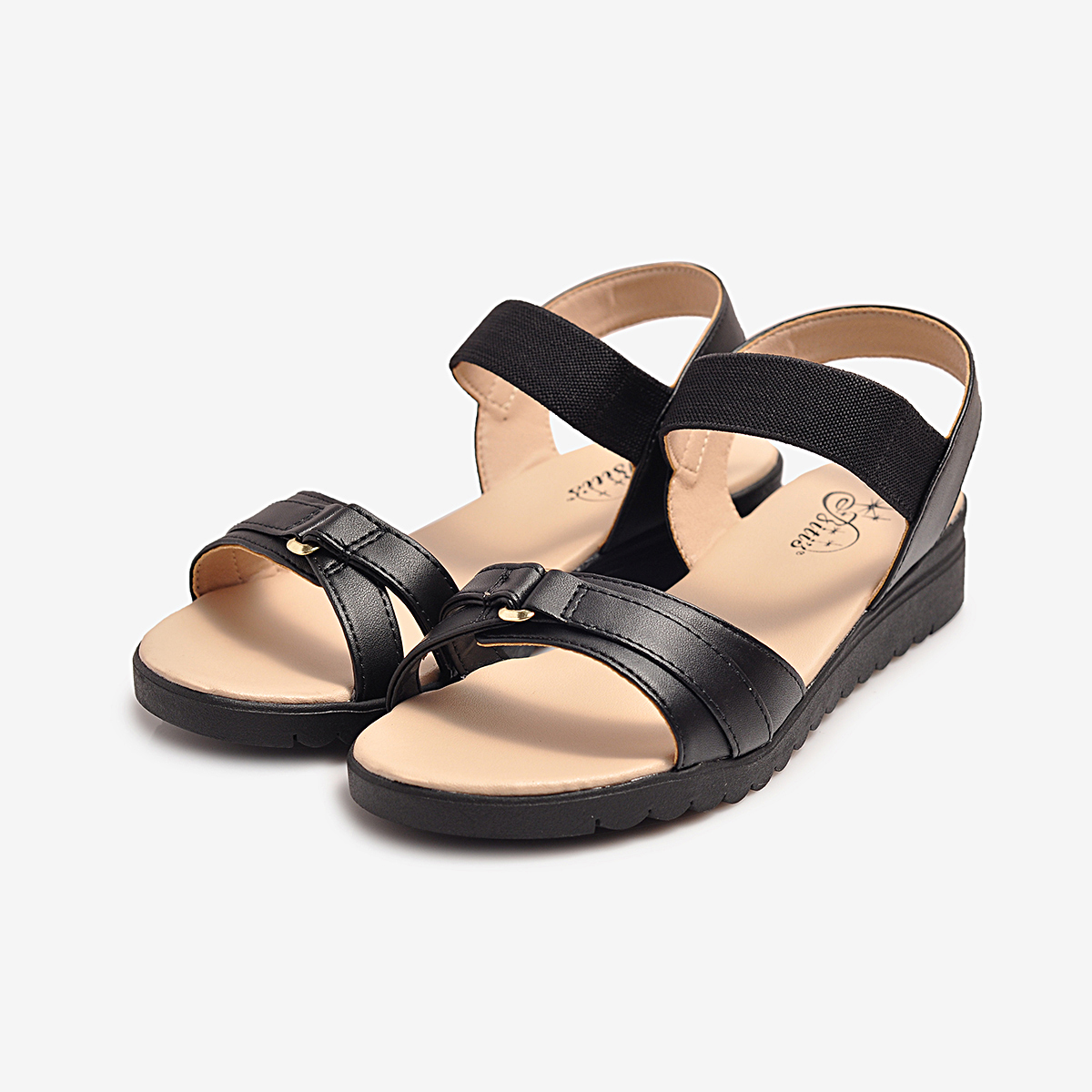 Sandal Si - TPR Nữ Biti's BTW000288DEN (Đen)