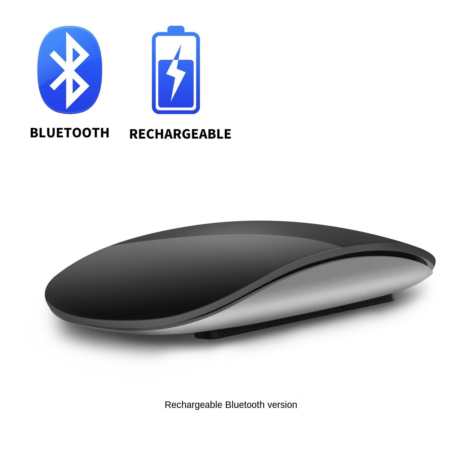 Bluetooth Không Dây Máy Tính Laser Magic Mouse Thiết Mause 1600 DPI Siêu Mỏng Văn Phòng Nhỏ Chuột Cho Apple Macbook - one