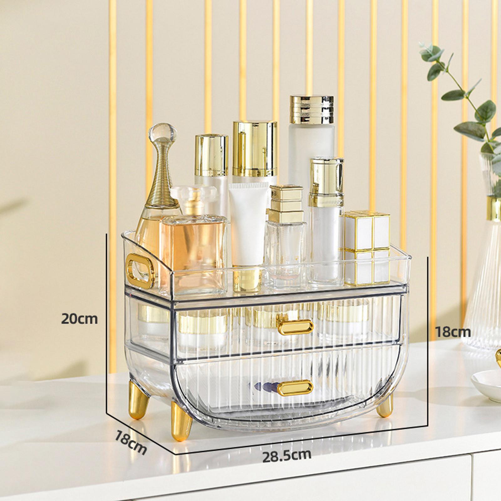 Cosmetic Storage Box Cosmetic Display Cases, Desktop Makeup Organizer for Bedroom