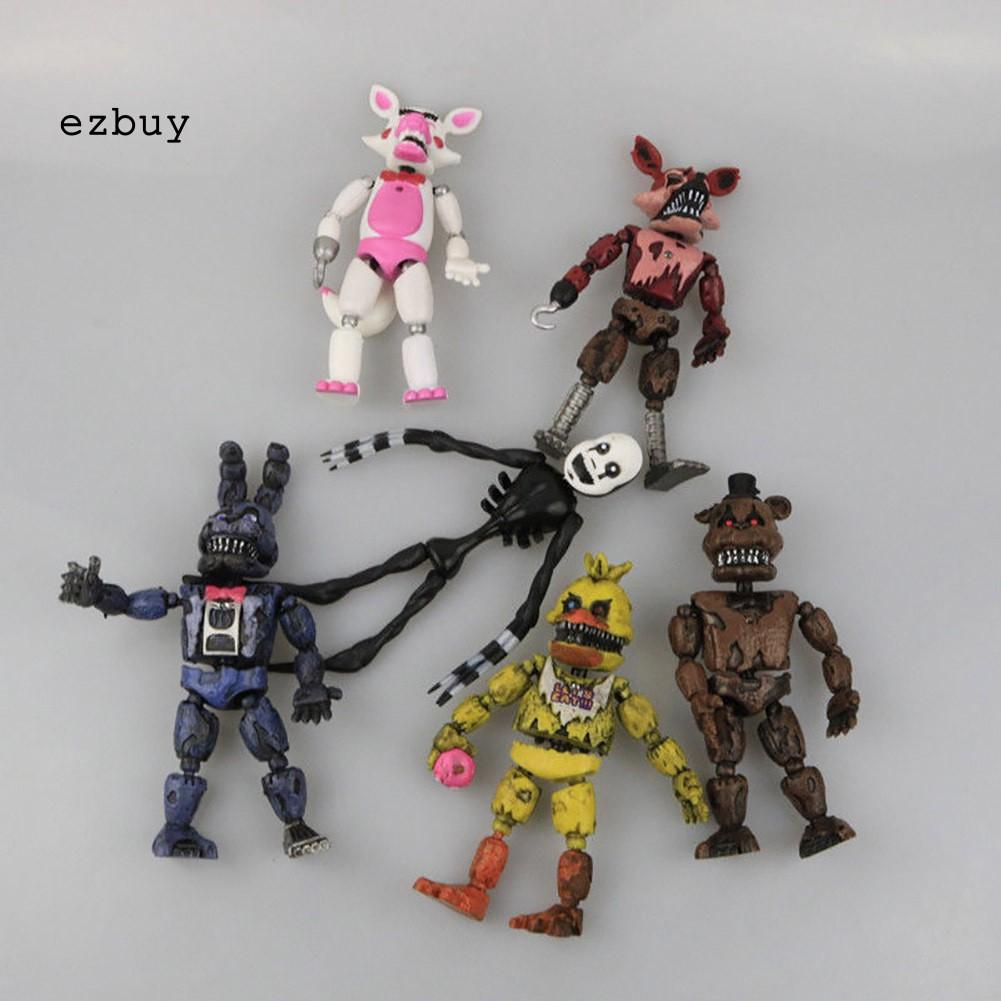 Set 6 mô hình đồ chơi trẻ em nhân vật hành động Five Nights at Freddys ngộ nghĩnh