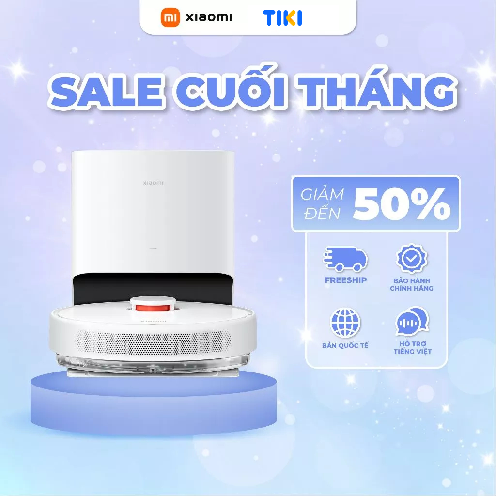 Robot hút bụi lau nhà Xiaomi Robot Vacuum X10 - Hàng Chính Hãng