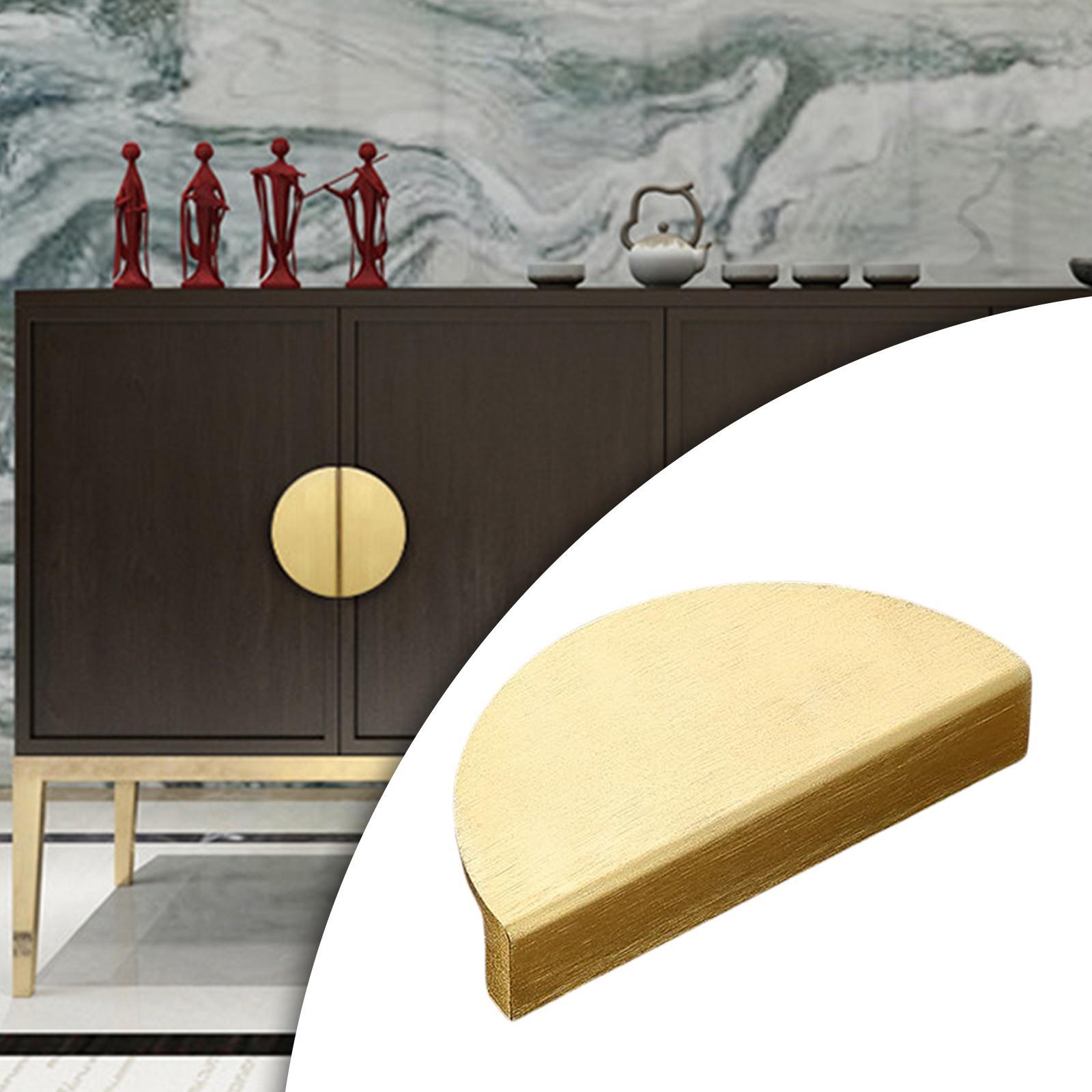 2-5pack Half Moon Pull Cabinet Handle Drawer Pull Knob Kitchen Furniture