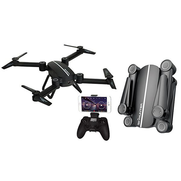 Máy bay quay phim điều khiển từ xa Flycam SkyHunter X8 camera 200W kết nối wifi tới điện thoại