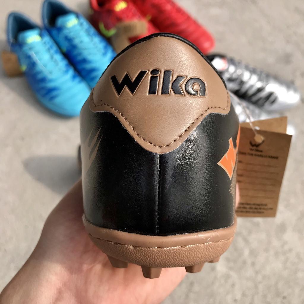 Giày bóng đá siêu phủi Wika Army nâu 2022 cao cấp
