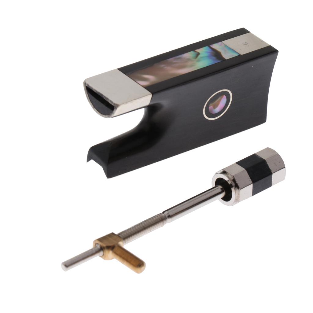 Replacement Violin Bow Frog for 4/4 Size Violin Fiddle Bow Accessories