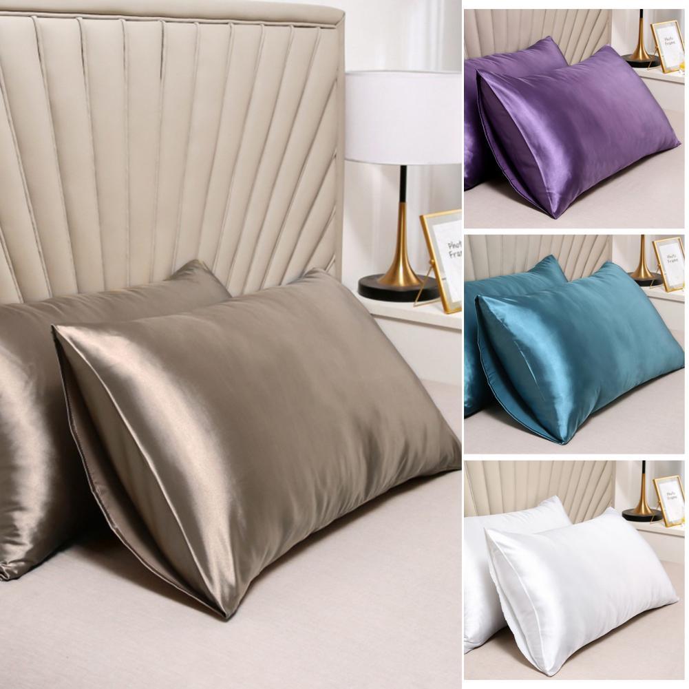 Miễn Phí Vận Chuyển 100% Thiên Nhiên Dâu Tằm Lụa Áo Gối Dây Kéo Áo Gối Nằm Gối Khỏe Mạnh Tiêu Chuẩn Hoàng Hậu Vua Nhiều Màu