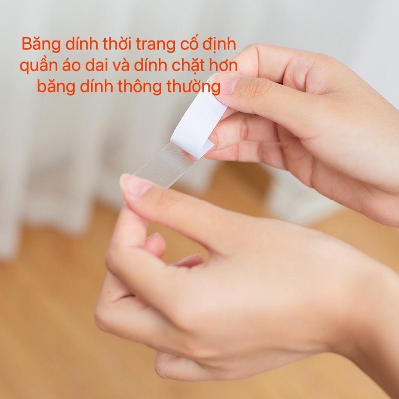 Băng dính thời trang cố định quần áo- Miếng dán áo chống hở unisex