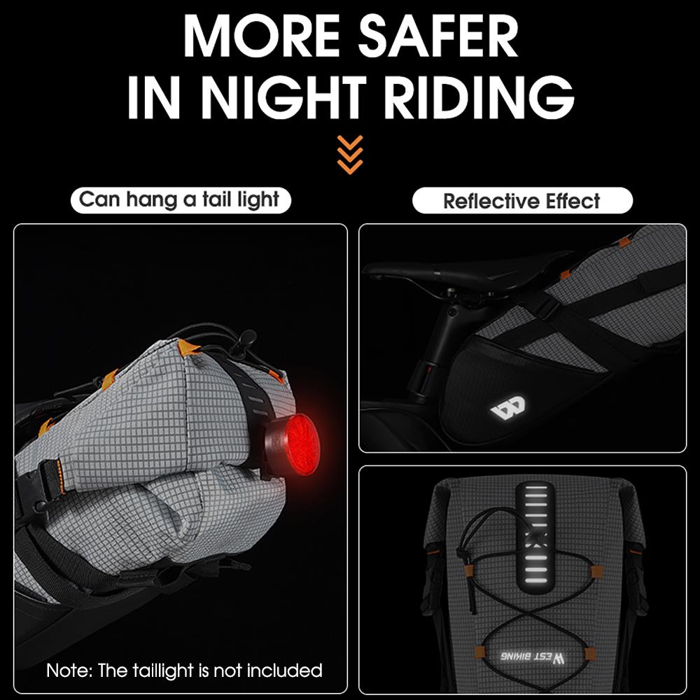 Túi yên xe đạp không thấm nước WEST BIKING 10l tiện dụng