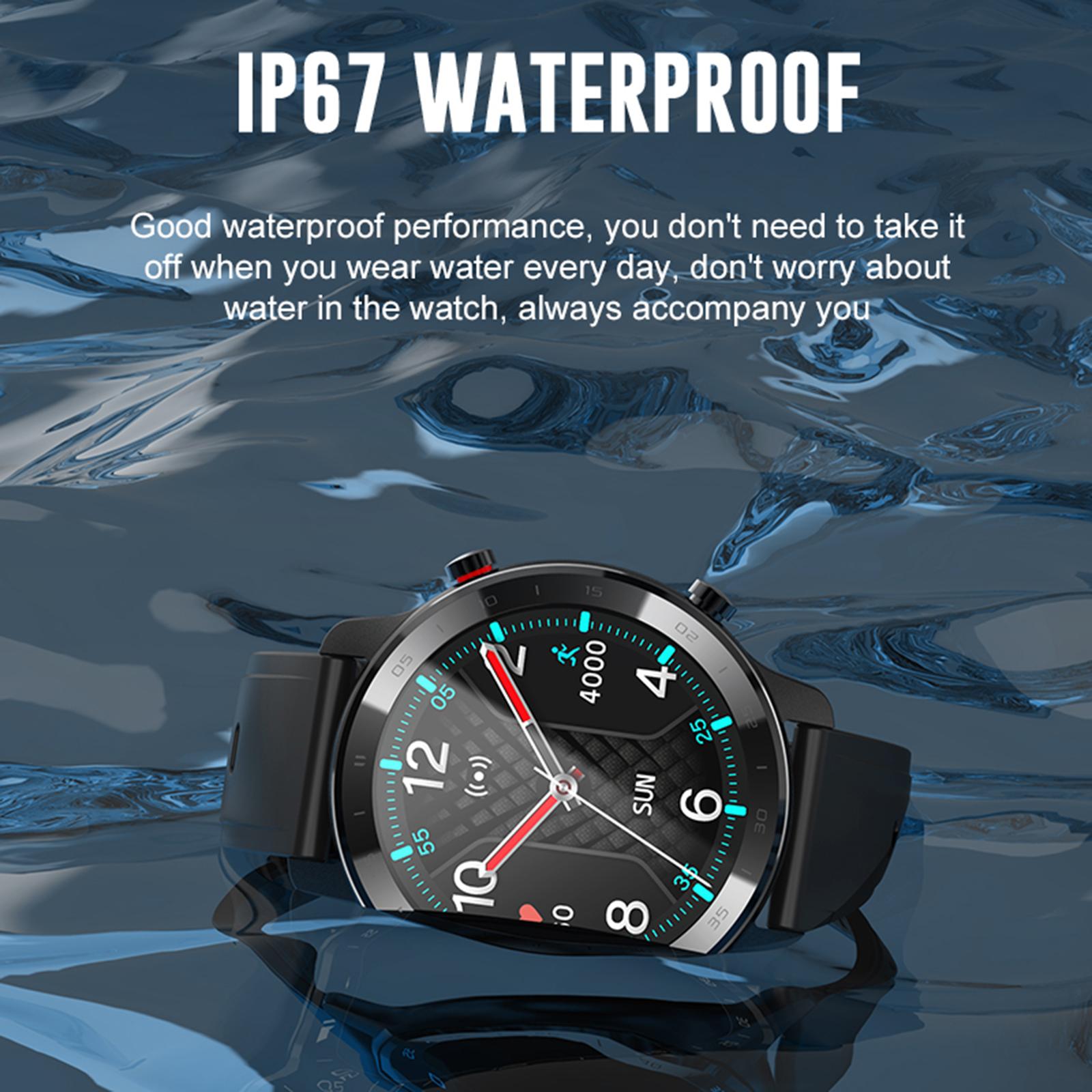 Sports Round Smart Watch 1.28'' IP67 Waterproof Fitness Tracker