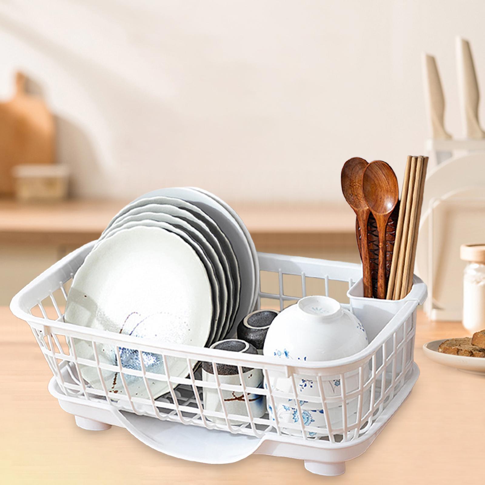 over The Sink Dish Rack Basket Bowl Drying Holder for Dish Chopsticks Spoons