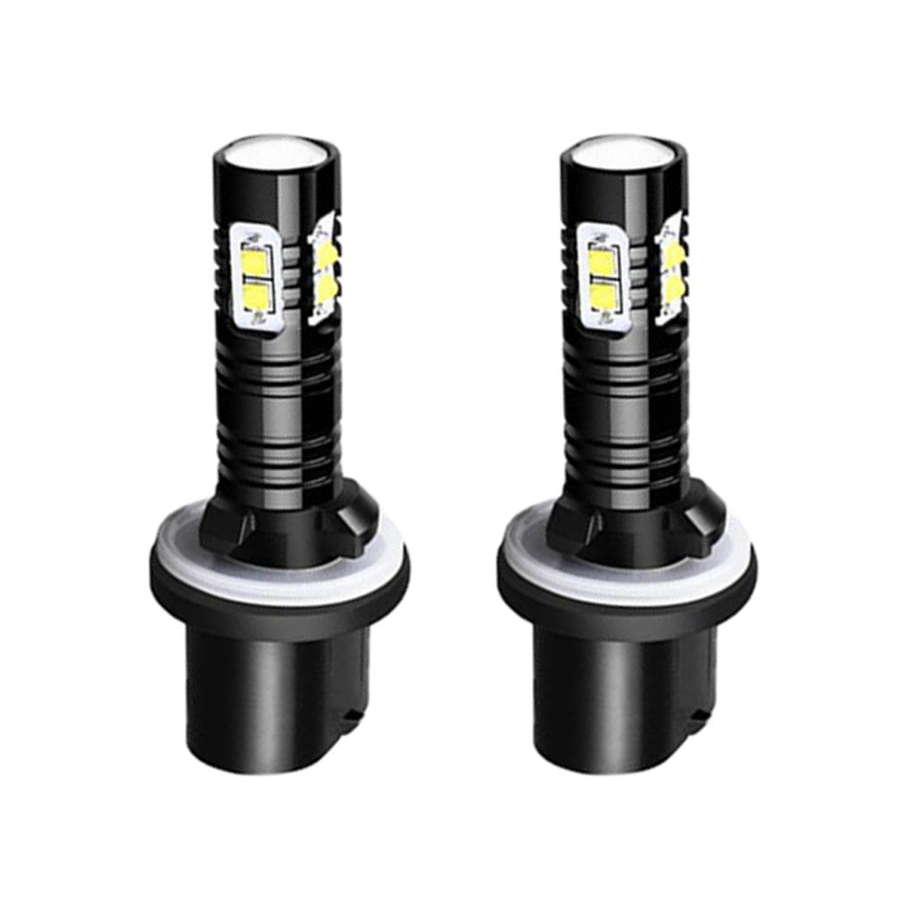2X 50W 6000K Fog Driving Light Bulbs High Power LED
