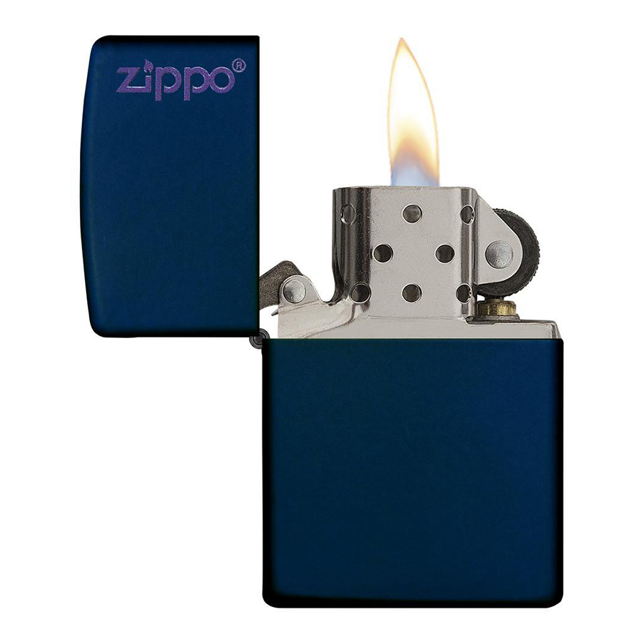 Bật Lửa Zippo 239zl Navy Matte With Logo