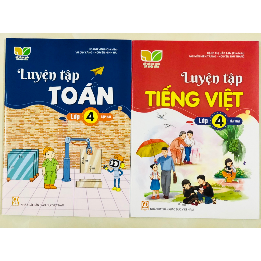 Sách - Combo Luyện tập Toán + Tiếng việt lớp 4 tập 2
