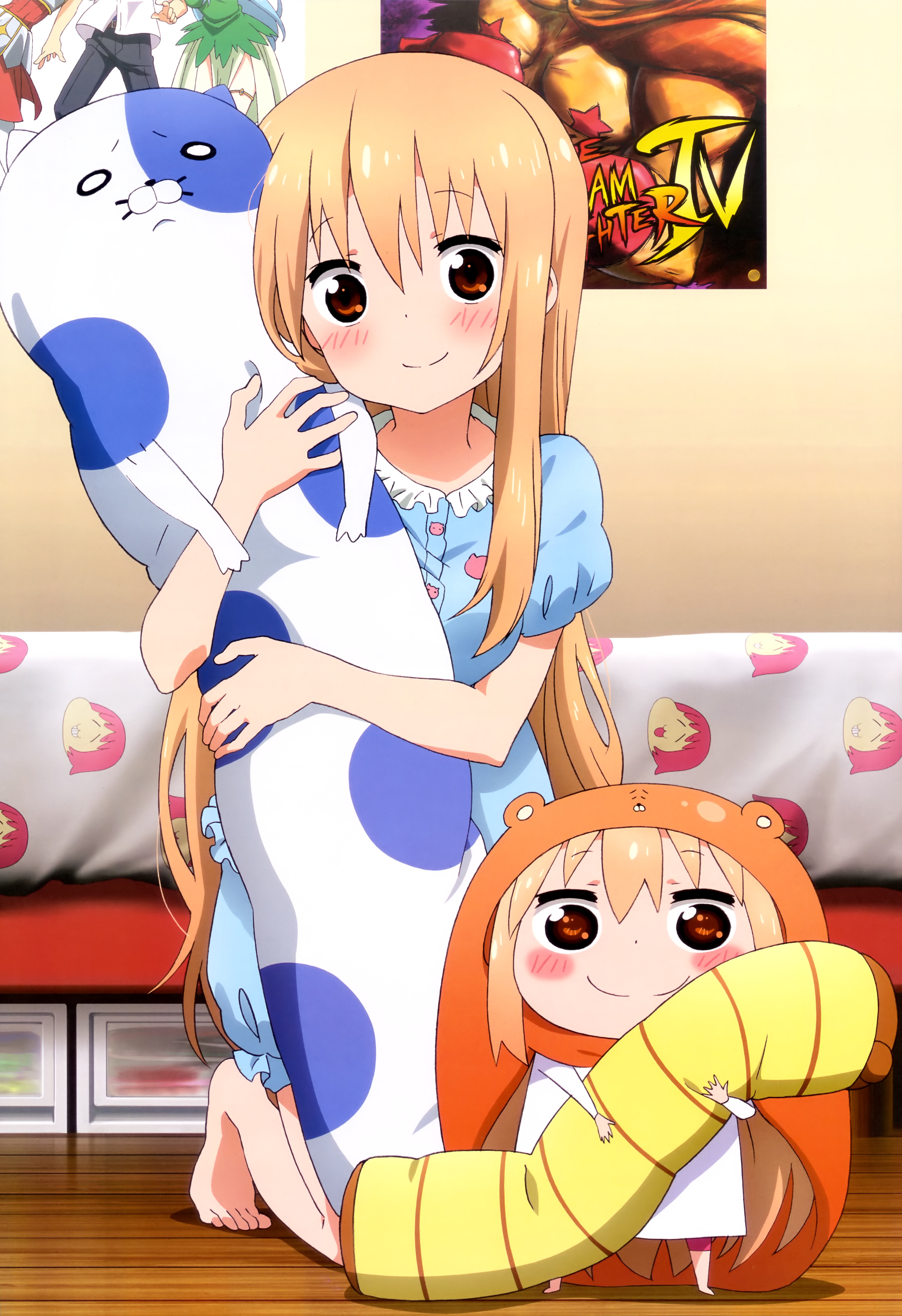 Tranh Poster SET 5 tấm Umaru-chan ANIME MANGA 21cmx30cm ảnh khác nhau