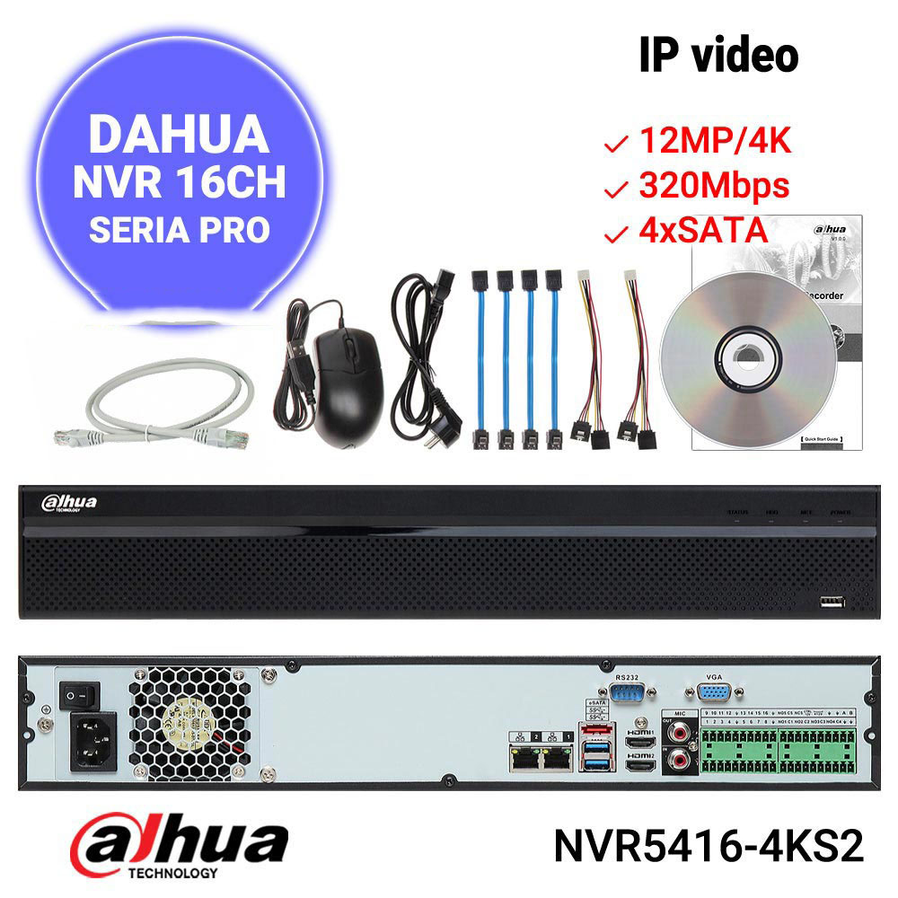 Đầu Ghi Hình NVR 4 Kênh DHI-NVR2104HS-S3 Cho Camera IP DAHUA-hàng chính hãng
