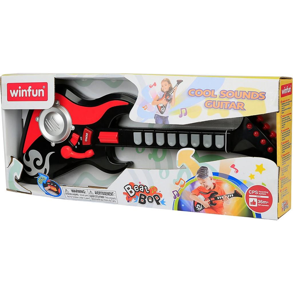 Đồ chơi âm nhạc cho bé Đàn guitar vui nhộn Rock & Roll Winfun 2054 - bé tập làm nhạc sỹ - phát triển năng khiếu âm nhạc