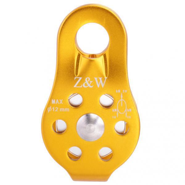 2pcs Outdoor Rock Climbing Rescue Pulley 20KN Rigging Arborist Fixed Type