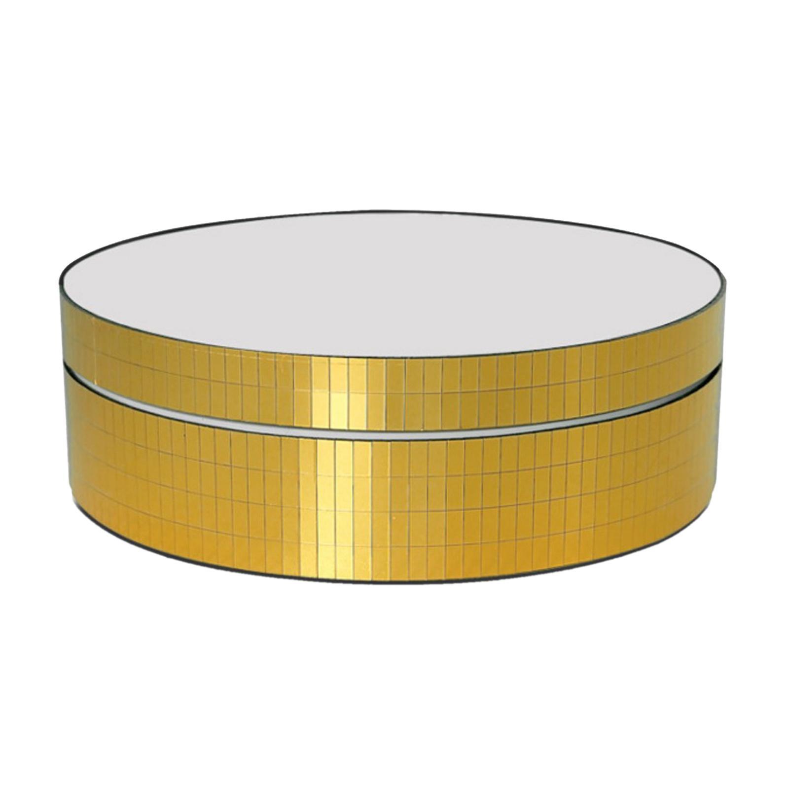 USB Powered Electric Rotating Display Stand Mirrors Turntable Jewelry ;