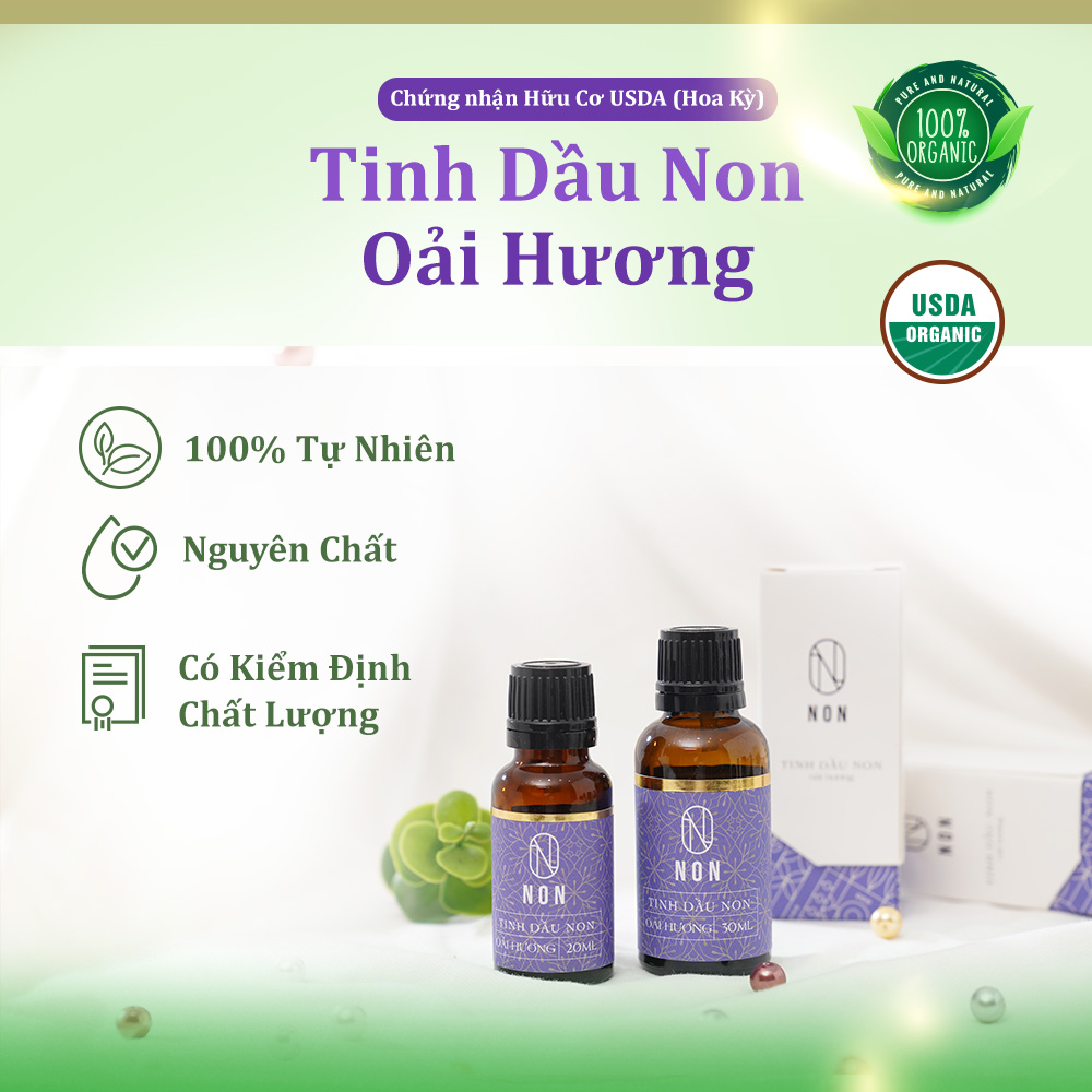 Tinh Dầu Non Oải Hương Nhập Khẩu Ấn Độ, Có Kiểm Định Tại Việt Nam, Nguyên liệu Chuẩn Hữu Cơ Hoa Kỳ | Hàng Chính Hãng