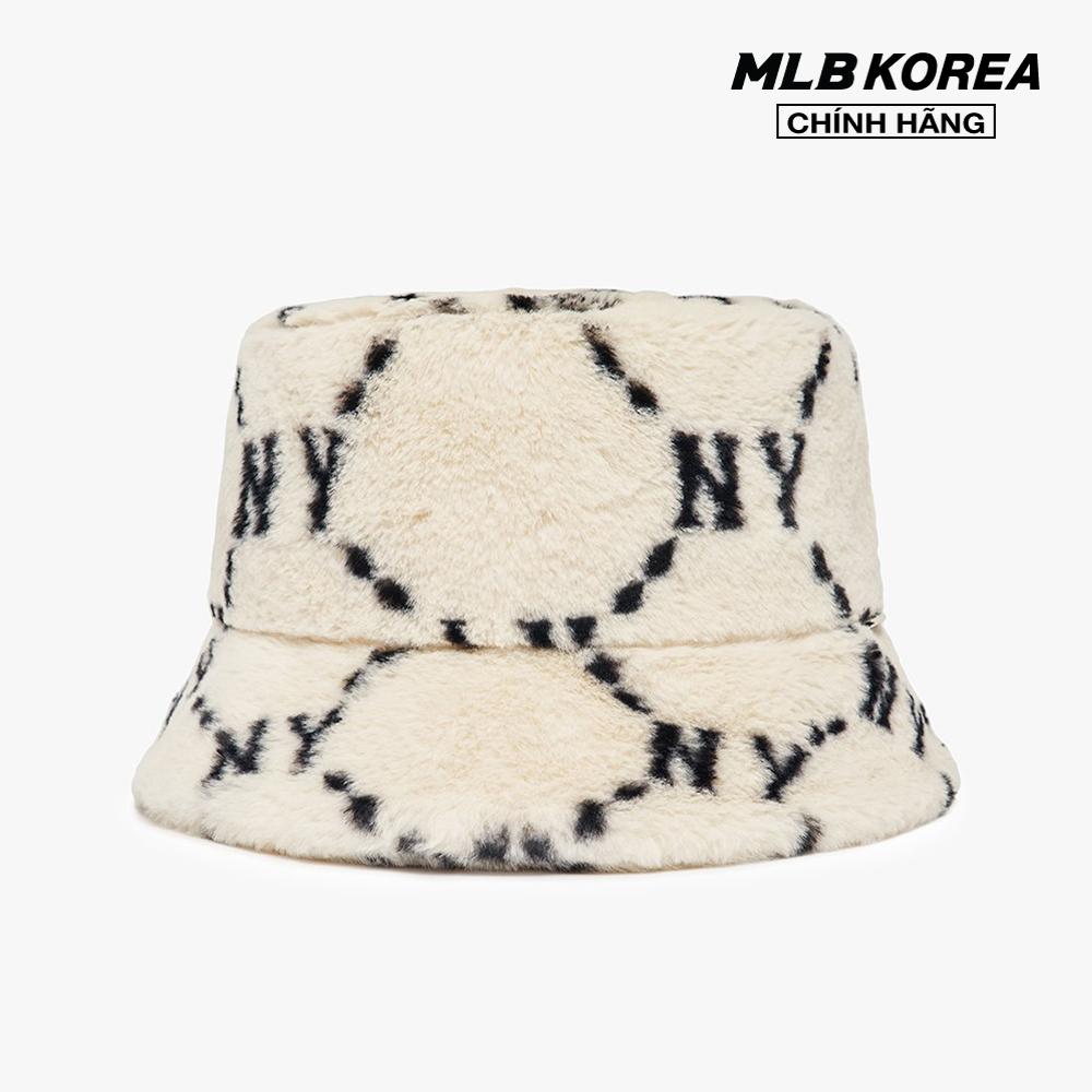 MLB - Nón bucket vải lông Dia Monogram 3AHTMF226