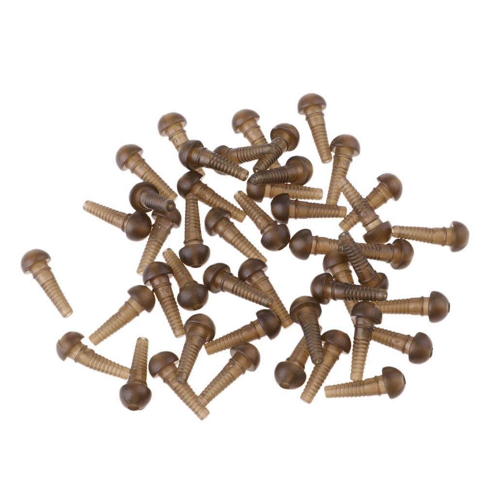 50pcs Terminal Carp Fishing Tackle Kit Rubbers Tubes Cones Terminal Tackle