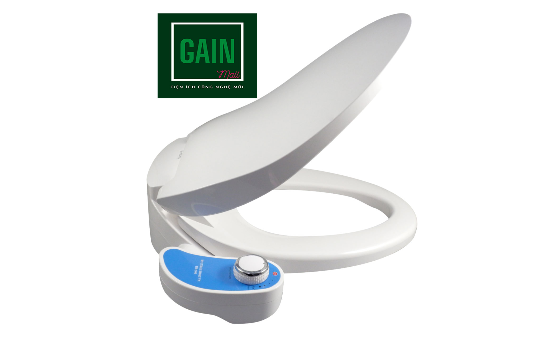 Nắp Bồn Cầu Vệ Sinh Thông Minh Hyundae Bidet HB200, Hàng Chính Hãng BH 3 Năm 1 Vòi Phun Nước Lạnh, Không Dùng Điện