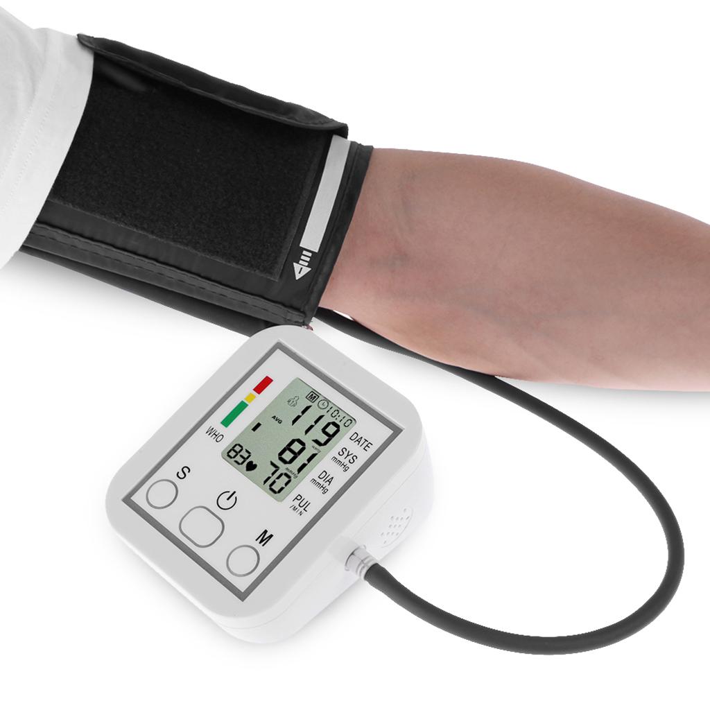 Accurate LCD Display Blood Pressure Monitor BP Monitor Pulse Rate Monitor