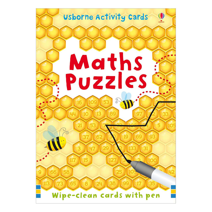 Sách tương tác tiếng Anh - Usborne Maths Puzzles