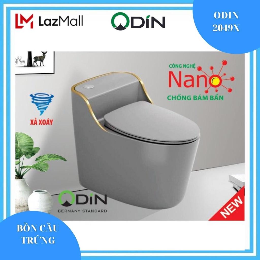 BỒN CẦU LIỀN KHỐI CAO CẤP ĐEN ODIN 2049D