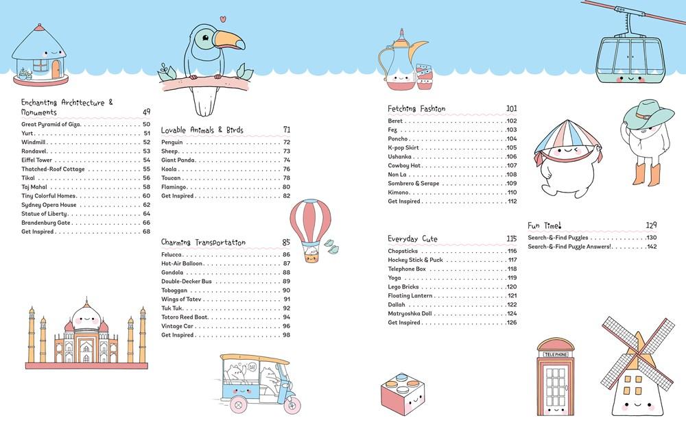 Sách - Kawaii Doodle Cuties : Sketching Super-Cute Stuff from Around the World by Pic Candle