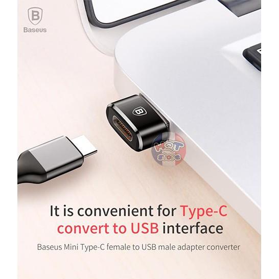 Đầu chuyển đổi Type-C sang USB 2.0 Baseus- hàng chính hãng