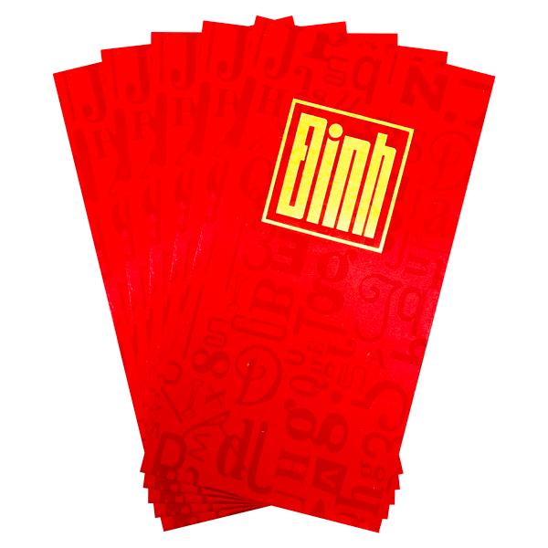 Bộ 5 Bao Lì Xì Tết Bính Ngọ 2026 - Futurebook L389 - Họ Đinh