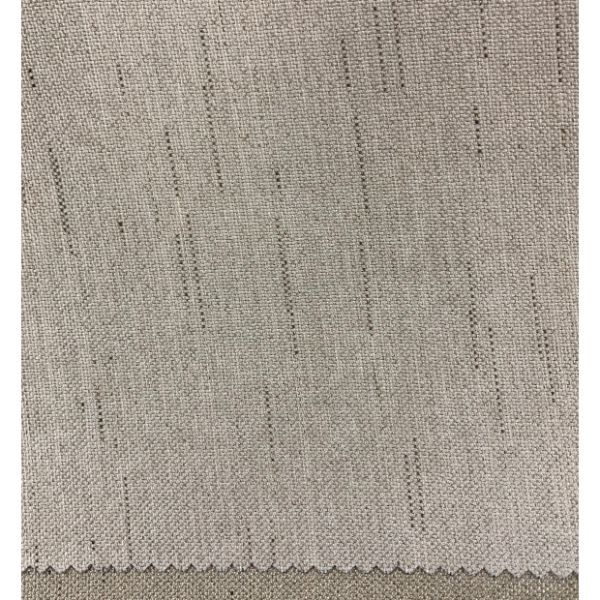 Rèm cửa vải LUCYM39-4 có thanh treo hợp kim nhôm màu vân gỗ đầu tròn - cao cố định 2m1