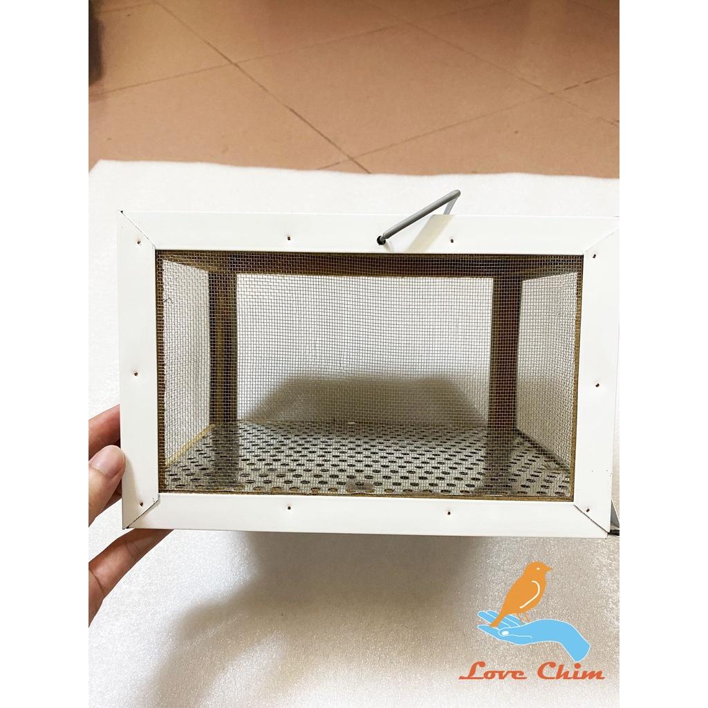 Phụ kiện lồng chim,Hộp đựng dế, cào cào cho chim LOVE CHIM
