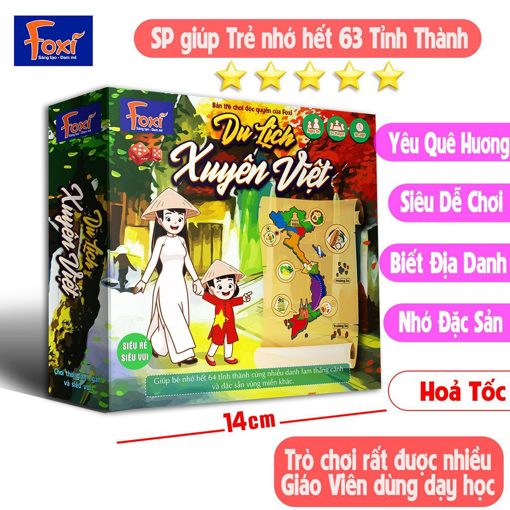 Đồ Chơi Board Game - Du Lịch Xuyên Việt - Foxi